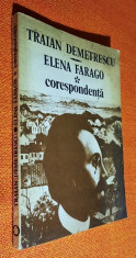 Traian Demetrescu - Elena Farago - Corespondenta foto