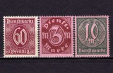 Cumpara ieftin ✅ (S42) Germania Reich 1921 Marci oficiale , serie completa Michel 66-68, MH , nestampilate guma originala cu sarniera, Stampilat