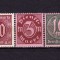 ✅ (S42) Germania Reich 1921 Marci oficiale , serie completa Michel 66-68, MH , nestampilate guma originala cu sarniera