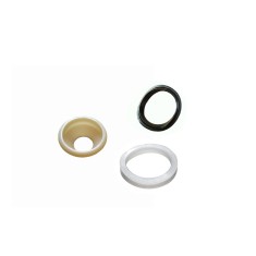 Pachet: Set 15 garnituri silicon + 15 garnituri negre + 15 suporti tub 58 mm