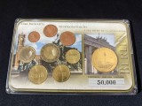 Euro set - Germania 2002-2009 - 8 monede + Medalie comemorativă a Turnului Berlinului
