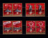 (S48) U.R.S.S. / Rusia 1977 ,&quot;60 ani-Revolutia din Octombrie&quot;,serie pereche ,MNH