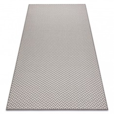 Covor SISALO SISAL Zigzag 2901 cremă / taupe, 200x290 cm
