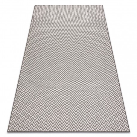 Covor SISALO SISAL Zigzag 2901 cremă / taupe, 140x190 cm