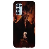 Husa compatibila cu Oppo A74 5G model Samurai Jack, Silicon, TPU, Viceversa, Transparent, Carcasa