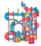 Labirint magnetic 3D pentru copii, 199 piese, 7.5 cm, Bufnitel