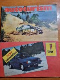 Autoturism iulie 1994-noul model dacia 1400,peugeot 605,ford fiesta,bmw