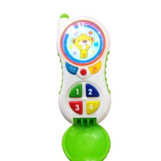 Telefon interactiv, educational pentru copii cu butoane care emit diverse melodii