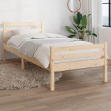 Cadru de pat, 100x200 cm, lemn masiv de stejar GartenMobel Dekor, vidaXL