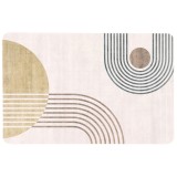 Covor De Baie Diatomite 39x60cm - Geometric Culoare Multicolor