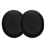 Set 2 Perne de urechi Kwmobile pentru Jabra Evolve 2 65/Evolve 65 SE, Negru, Piele ecologica, KWM0000256O001C