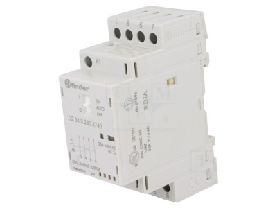 Contactor modular 4-polar 25A, 230V foto