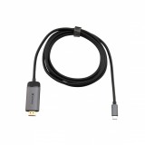 CABLU video VERBATIM, 4K, USB Type C (T) la HDMI (T), cablu 1.5 m, brushed metal &quot;49144&quot; (timbru verde 0.18 lei)