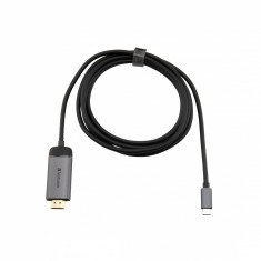 CABLU video VERBATIM, 4K, USB Type C (T) la HDMI (T), cablu 1.5 m, brushed metal &amp;quot;49144&amp;quot; (timbru verde 0.18 lei) foto