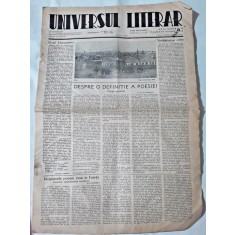 Ziarul Universul Literar nr.18/1938 (articol despre Ovid Densusianu, poezie de Virgil Carianopol)