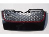 Grila masca fata fata VW GOLF V (1K), 10.2003-05.2009 Model : GTI, cu banda rosu; negru lucios; fara emblema; TUNING,