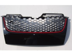 Grila masca fata fata VW GOLF V (1K), 10.2003-05.2009 Model : GTI, cu banda rosu; negru lucios; fara emblema; TUNING,