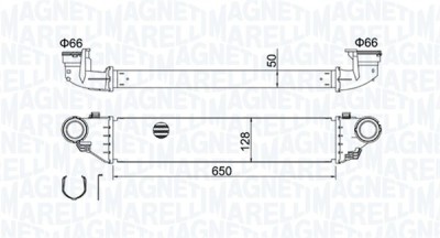 MAGNETI MARELLI 351319204280 Intercooler, compresor foto