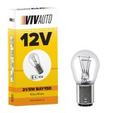Bec VivAuto 12V, 21/5W, BAY15D, două faze stop + fr&acirc;nă