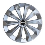 Set 4 Capace Roti 15 inchi (R15) Fame Gri, Compatibile Cu Jeep, Autohelix MSA