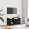 Gossi comoda tv, negru, 80x35x40 cm, lemn prelucrat