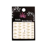 Stickere nail art 3D &ndash; ornamente aurii - YJ006, INGINAILS