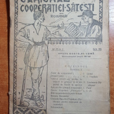 revista curierul cooperatiei satesti din romania martie 1926