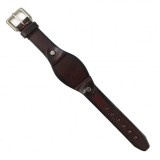 Cumpara ieftin Curea de ceas din Piele Naturala - Culoare Maro Sunburst - 24mm - WZ3990, Time Veranda