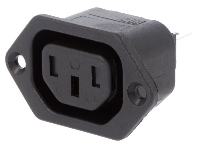 Conector Alimentare AC Soclu Mamă 10A 250V