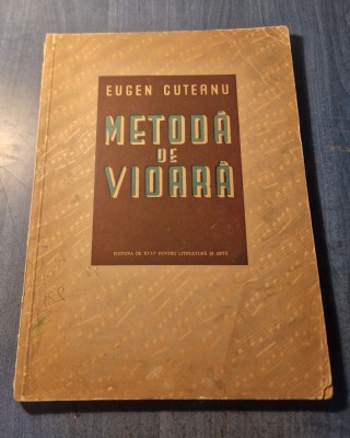 Metoda de vioara Eugen Cuteanu foto