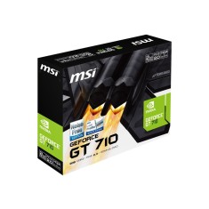 MSI GeForce GT 710 2GD3H LP , Placa Video Low Profile, 2GB DDR3, HDMI DVI VGA, Fanless