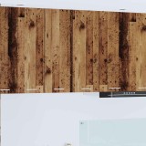 Cumpara ieftin Dulap suspendat cu usa Riga Lemn vechi si Alb 30 x 31 x 80 cm