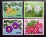 Thailanda 1995 flori, plante flori serie 4v neștampilat