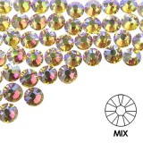 Pietre decorative pentru unghii - MIX - holografice, 50buc, INGINAILS