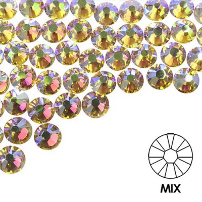Pietre decorative pentru unghii - MIX - holografice, 50buc foto