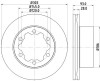 Disc frana VW PASSAT Variant (3C5) (2005 - 2011) KRIEGER 0950004081