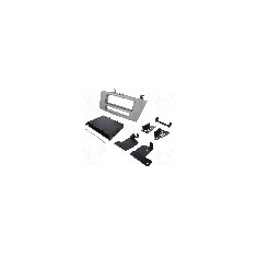 Rama adaptoare, 1 DIN, Toyota, argintie, METRA - 99-8212S