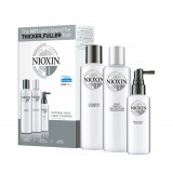 Cumpara ieftin Kit impotriva caderii parului, Nioxin, System 1, Sampon 150 ml + Balsam 150 ml + Tratament 40 ml