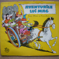 LUCIA OLTEANU / LIVIA RUSZ (ilustratii) - AVENTURILE LUI MAC - 1970