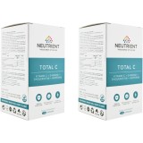 Pachet Total C Formula Avansata cu 5 Tipuri de Vitamina C 120cps + 120cps