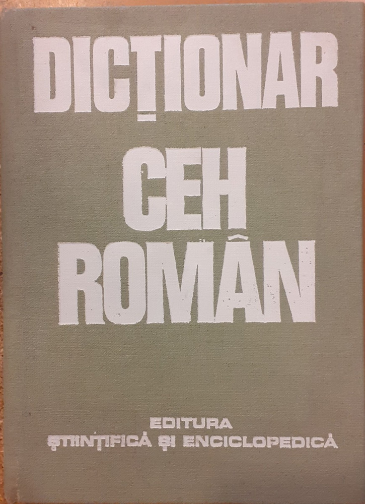 Dictionar ceh roman | Okazii.ro