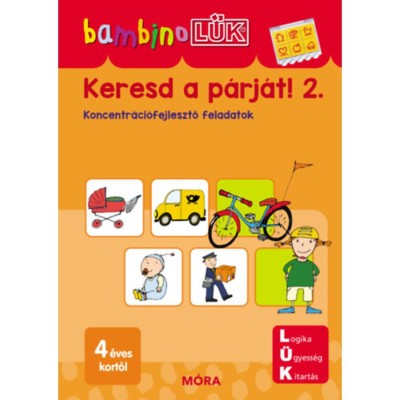 Keresd a p&amp;aacute;rj&amp;aacute;t! 2. - LDI-111 - Koncentr&amp;aacute;ci&amp;oacute;fejlesztő feladatok - BambinoL&amp;Uuml;K foto