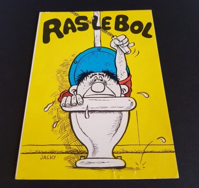 Probleme la Toaletă, Desen de Jacky - Carte Poștală Umoristică Ras Le Bol foto