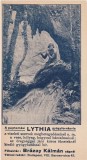 RECLAMĂ PAPTAM&Aacute;SI LYTHIA APĂ MEDICINALĂ CU LITIU DIN TĂMĂȘEU (BIHOR) ND(1910)