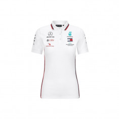 Mercedes AMG Petronas tricou polo de dama white F1 Team 2020 - XS foto