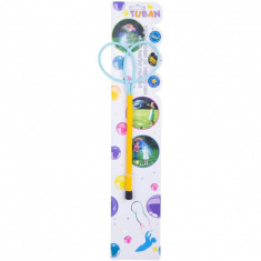 Bat cu inel pentru baloane de sapun Ring Mini Butterfly Tuban, 20 cm, 3 ani+