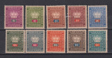 LIECHTENSTEIN 1950 MARCI DE SERVICIU MI. 35-44 MNH, Nestampilat