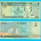 Fiji (p#104) 2 Dollars 2002 UNC &#039;Pasăre Kaka&#039; serie: BK131222