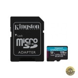 Card Memorie microSDXC Kingston Canvas Go Plus Android A2 128Gb Clasa 10 / UHS-1 U3 Cu Adaptor SDCG4/128GB