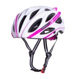 Casca Force Bull alb/roz L-XL (58-61 cm) Ultimate FactoryBikes